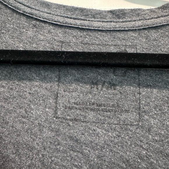 Free People Charcoal and Cream Tie-Dye Long Sleeve Top - Picture 3 of 3